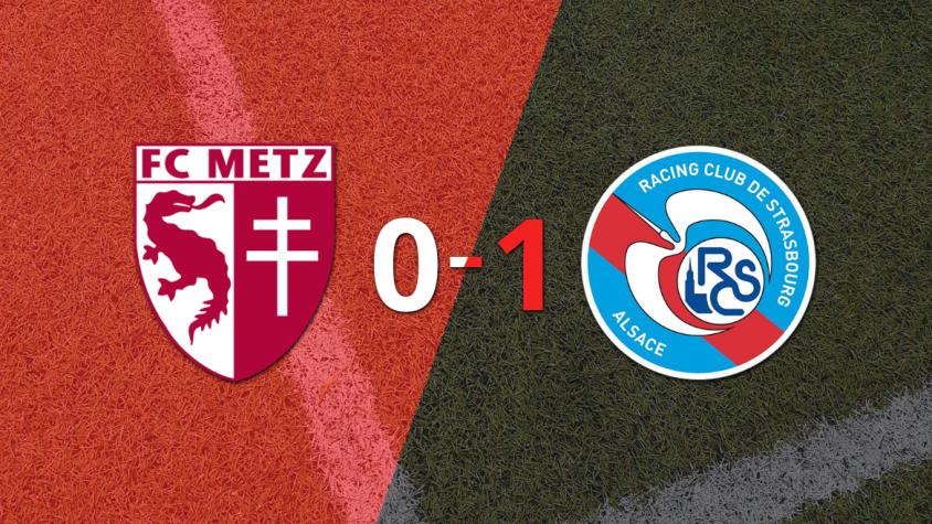 Con gol agónico de Joaquín Panichelli, RC Strasbourg se impuso 1 a 0 ante Metz