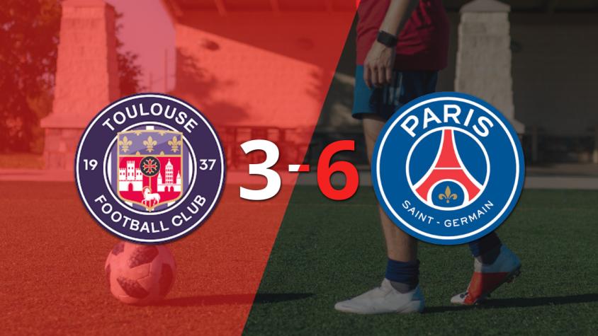 PSG vapuleó 6 a 3 a Toulouse con hat-trick y doblete