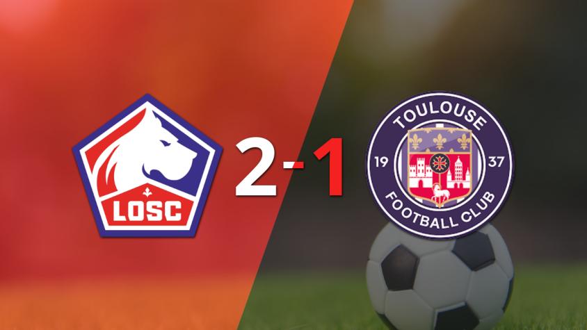 Lille se lo dio vuelta a Toulouse y le ganó 2 a 1 con gol agónico