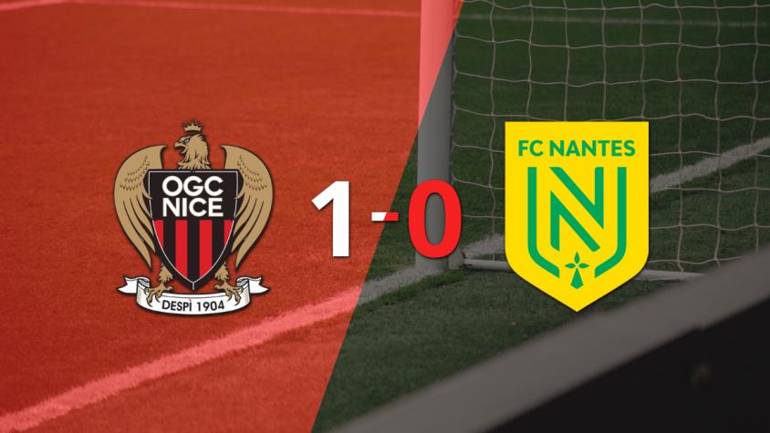 Con un solo gol, Nice derrotó a Nantes en el estadio Le Grand Stade