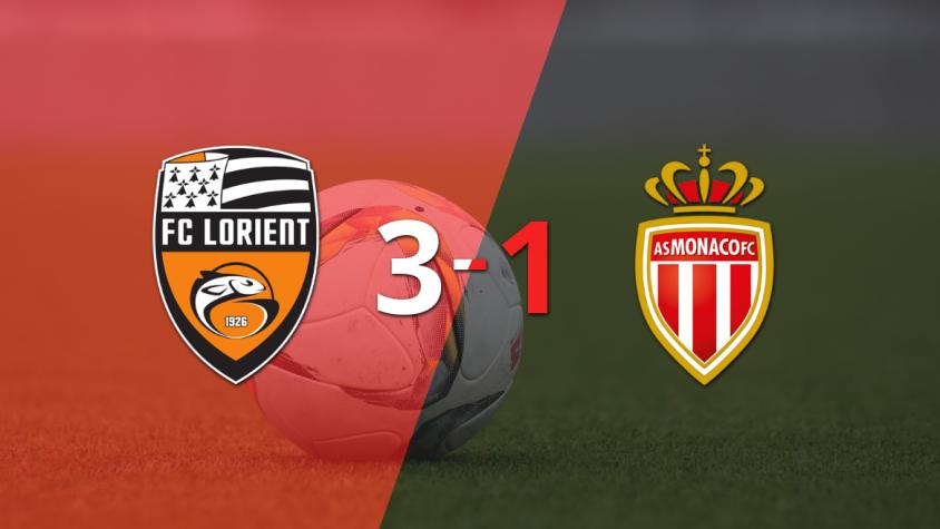 Pablo Pagis sentenció el triunfo 3-1 de Lorient ante Mónaco con doblete
