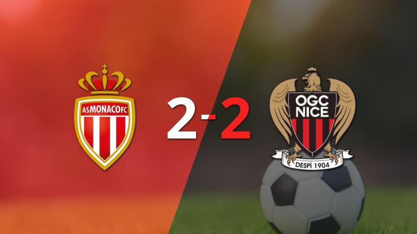 El empate 2-2 entre Mónaco y Nice se destaca por los dobletes de Ansu Fati y Sofiane Diop