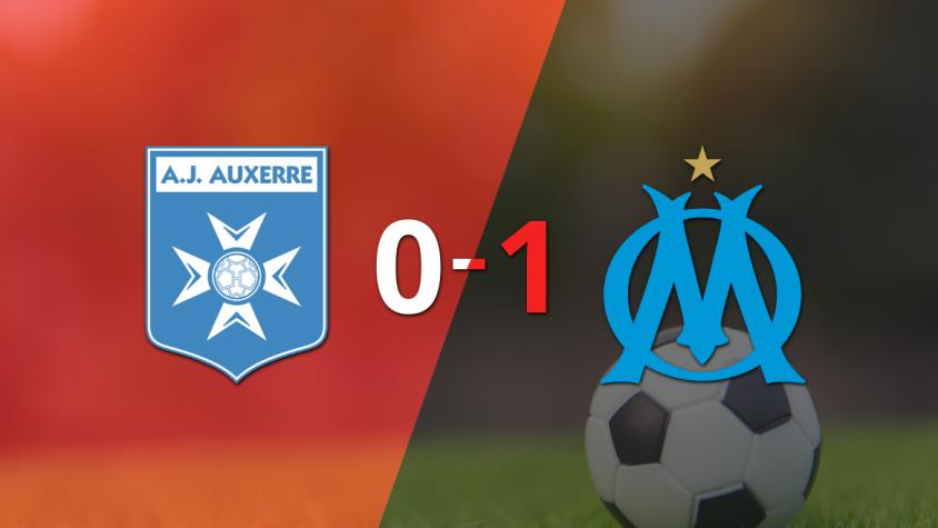 Olympique de Marsella logró la victoria por 1 a 0 ante Auxerre