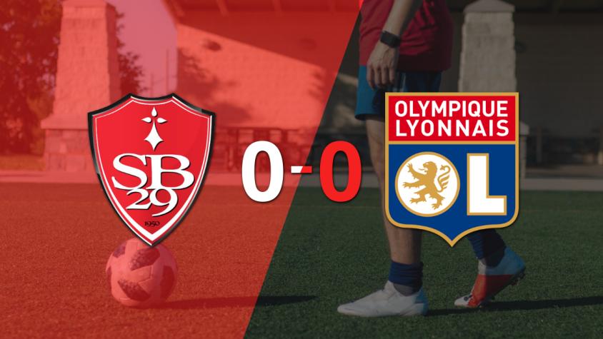 Stade Brestois y Olympique Lyon terminaron sin goles