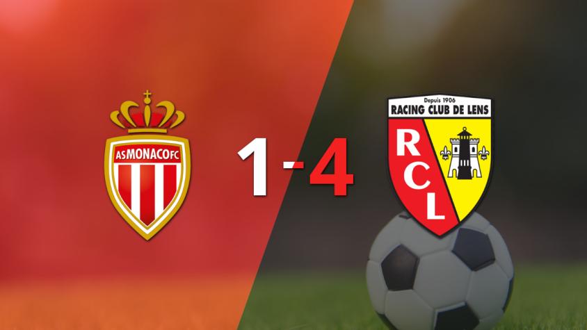 Wesley Said impulsó la victoria 4-1 de Lens frente a Mónaco con dos goles