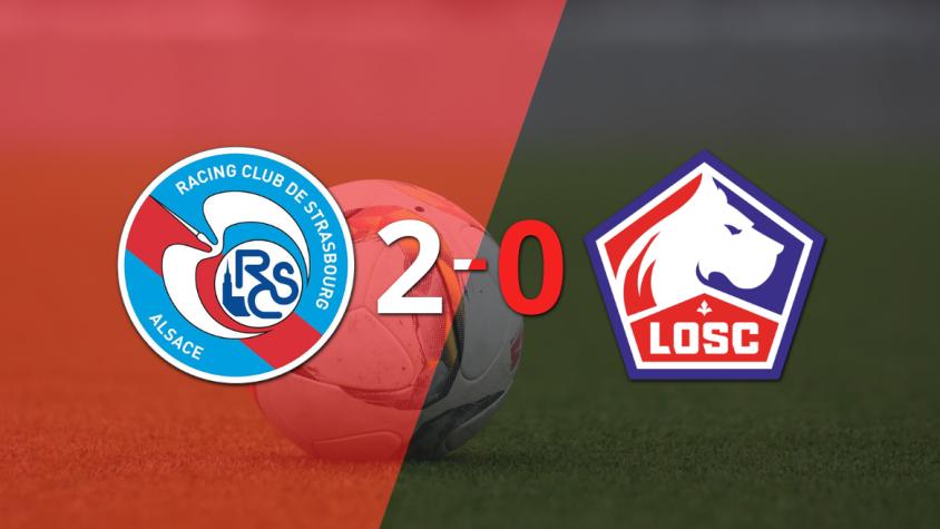 Emanuel Emegha sentenció el triunfo 2-0 de RC Strasbourg ante Lille con doblete