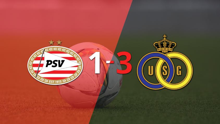 U. Saint-Gilloise domina a PSV y le gana por 3 a 1