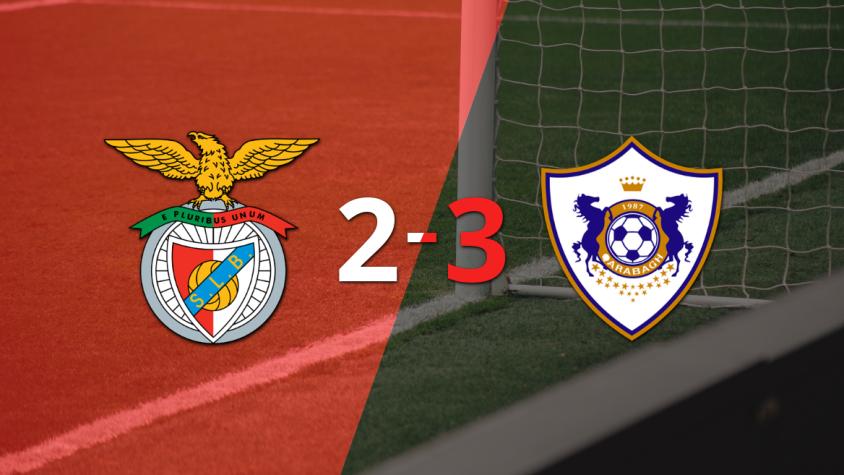 Qarabag sale victorioso en un emocionante encuentro contra Benfica