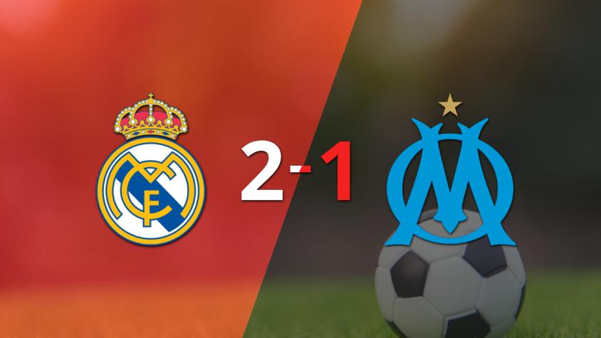 Real Madrid voltea el marcador y triunfa 2 a 1 ante Olympique de Marsella