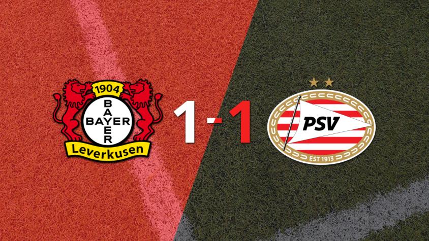 Bayer Leverkusen y PSV empataron 1 a 1