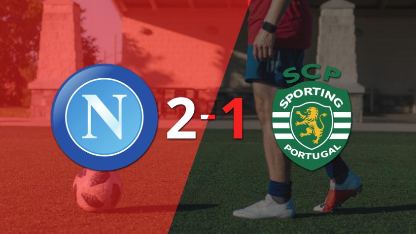 Con dos goles de Rasmus Hojlund, Napoli venció 2-1 a Sporting Lisboa