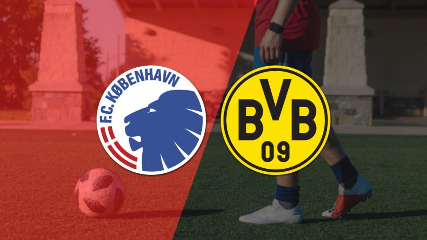 EN VIVO: Al descanso, Borussia Dortmund y FC Copenhague siguen empatados 1-1