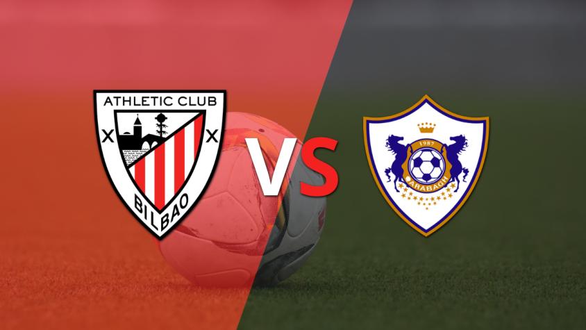 EN VIVO: Athletic Bilbao y Qarabag buscan el gol que rompa el 1-1 en el segundo tiempo