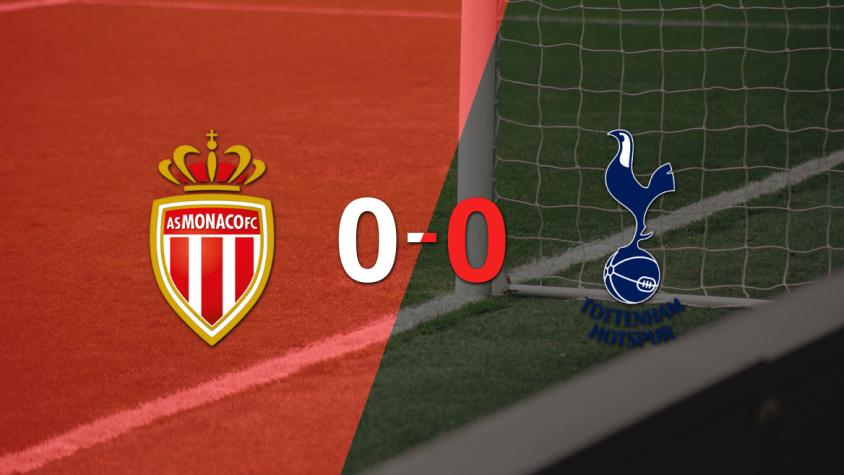 Sin goles, Mónaco y Tottenham igualaron el partido
