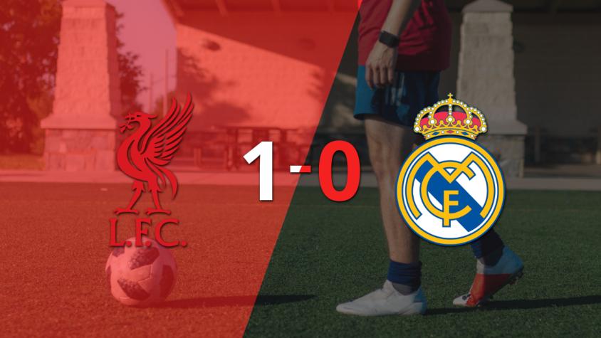 A Liverpool le alcanzó con un gol para derrotar a Real Madrid en el estadio Anfield