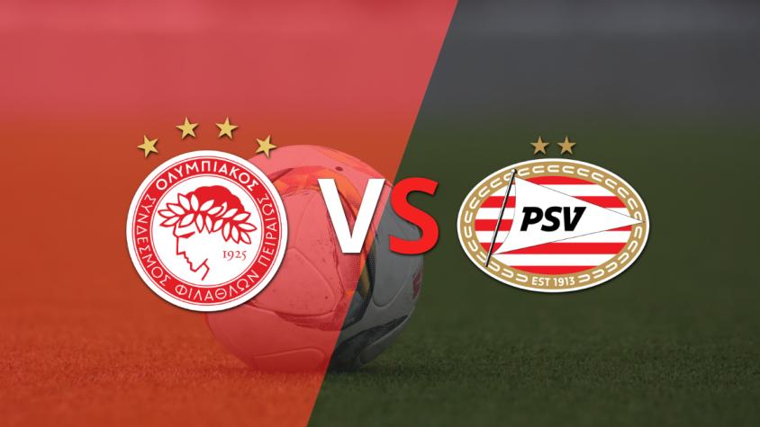 EN VIVO: Victoria parcial 1-0 de Olympiacos sobre PSV al finalizar el primer tiempo