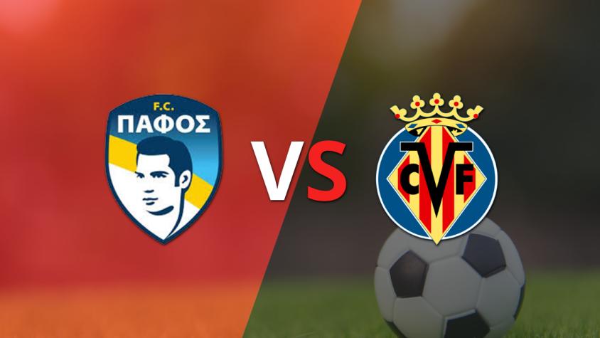 EN VIVO: ¡Sin goles al entretiempo! Villarreal y Pafos empatan 0-0