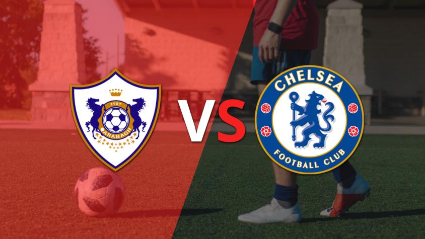 EN VIVO: Qarabag se va al descanso con una victoria parcial 2-1 sobre Chelsea