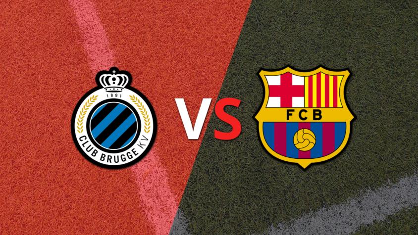 EN VIVO: Club Brugge arriba 2-1 ante Barcelona en la segunda mitad