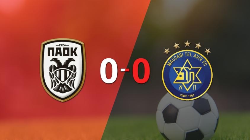 PAOK y Maccabi Tel-Aviv empataron sin goles