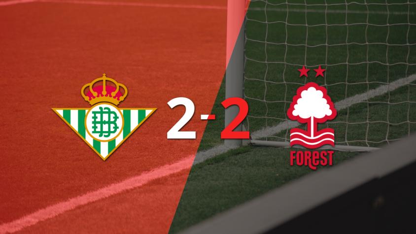 Con doblete de Igor Jesus, Nottingham Forest empató con Betis 2-2