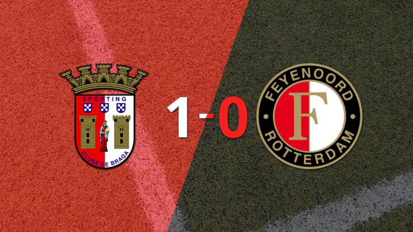 SC Braga le ganó 1-0 a Feyenoord