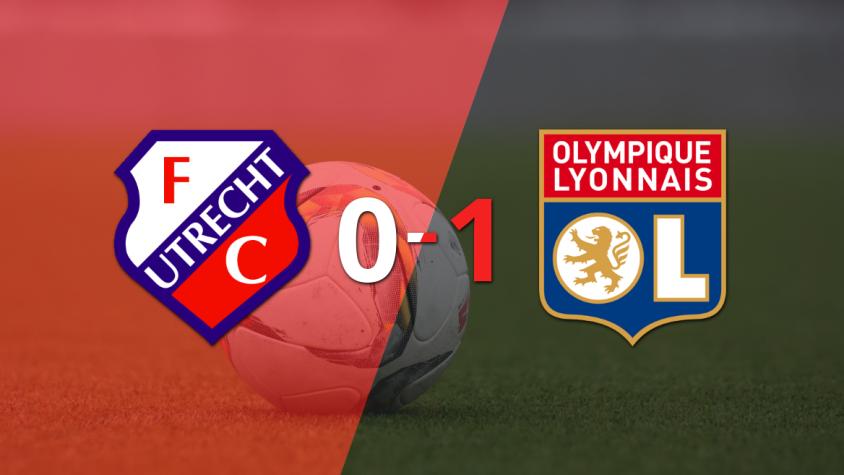 Olympique Lyon se quedó con el triunfo 1-0 ante FC Utrecht con un gol de Tanner Tessmann