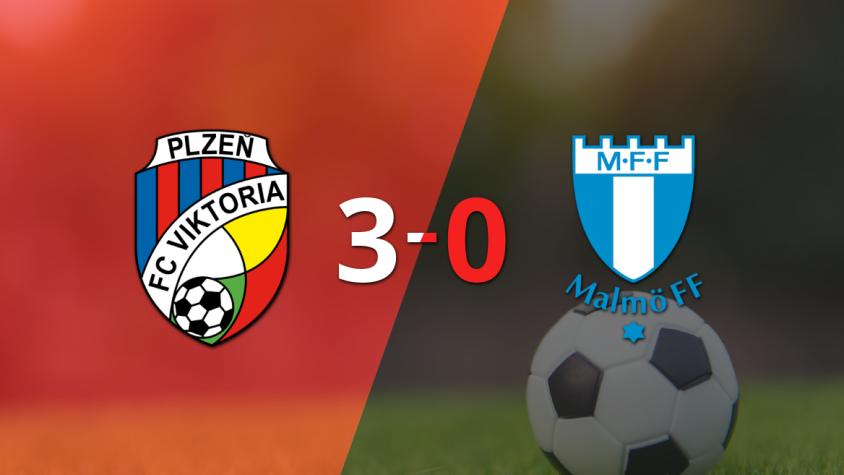 Goleada de Viktoria Plzen 3 a 0 sobre Malmö