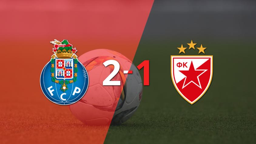 Estrella Roja no pudo con Porto y perdió 2 a 1 tras gol agónico