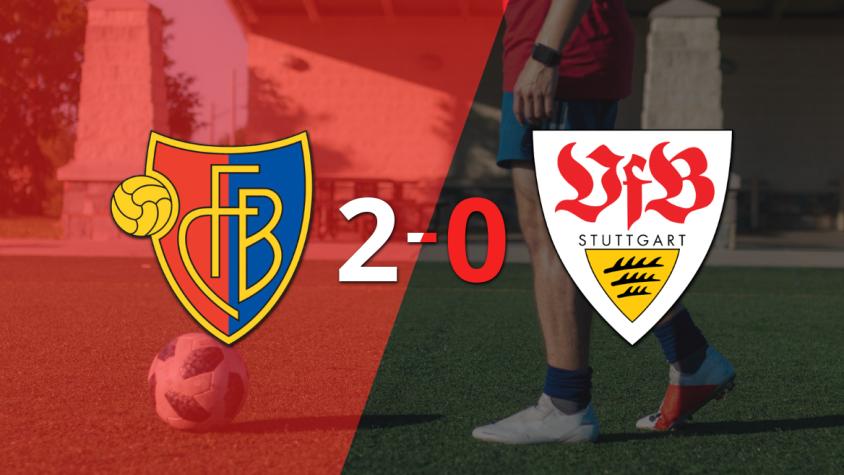 Con dos goles, FC Basel se impuso a Stuttgart en el estadio St. Jakob Park