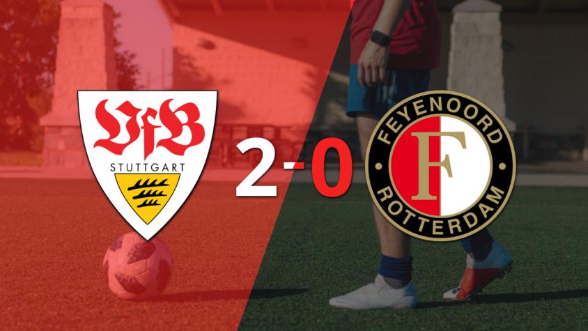 Con dos goles, Stuttgart se impuso a Feyenoord en el estadio MHPArena